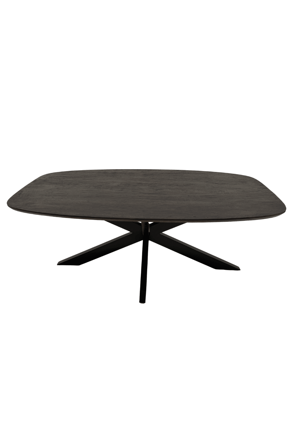 Deens ovale walnoot bruine tafel 200x100x78 cm Deens ovale walnoot bruine tafel 200x100x78 cm