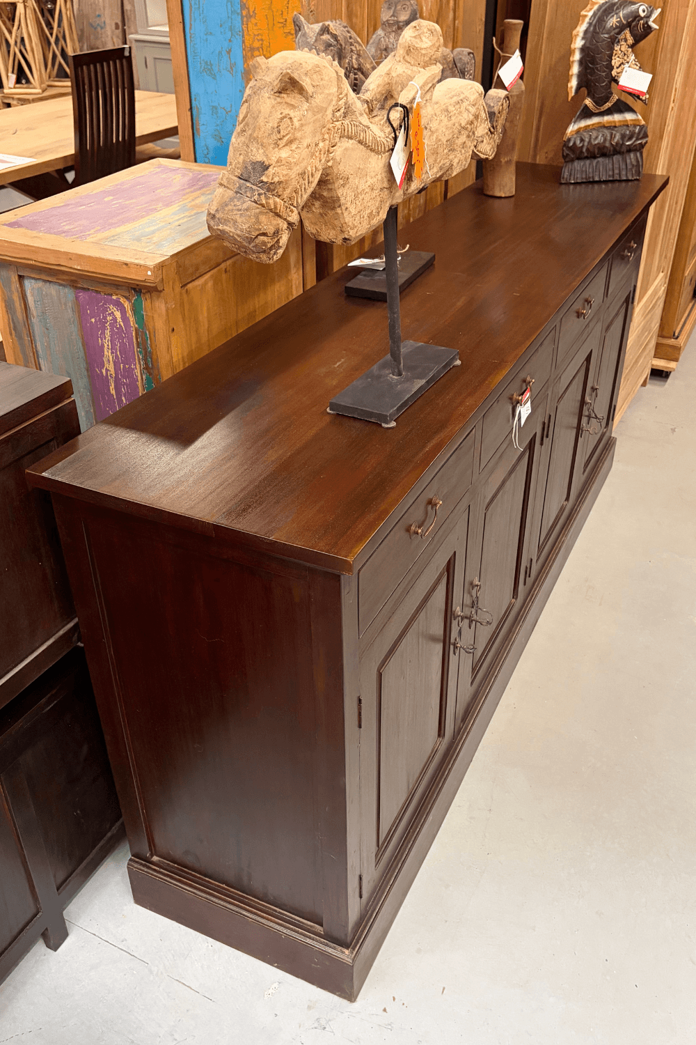 Dressoir 220x50x100c m hd 22 bruin2 Dressoir 220x50x100c m hd 22 bruin2