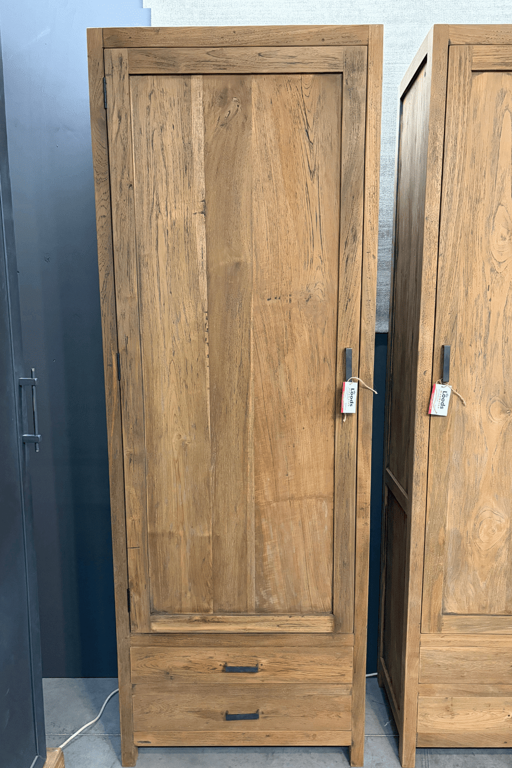 dichte teak houten opbergkast75x45x210 cm Brc 5 dichte teak houten opbergkast75x45x210 cm Brc 5