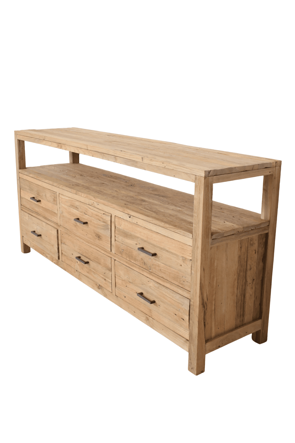 Teak houten dressoir, badkamermeubel Fullwood erosie dressoir joy 180x45x85 cm Teak houten dressoir, badkamermeubel Fullwood erosie dressoir joy 180x45x85 cm