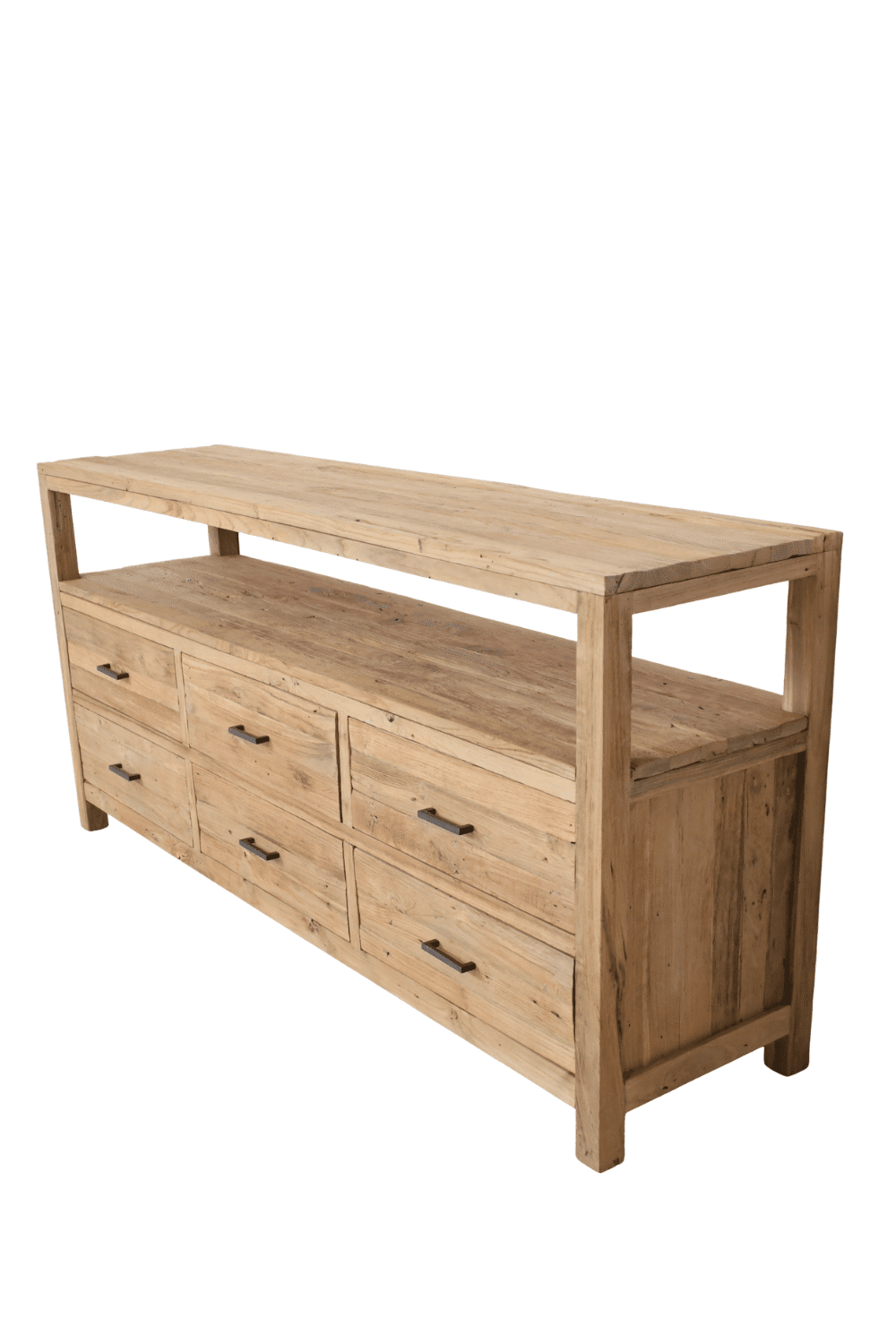 Teak houten dressoir, badkamermeubel Fullwood erosie dressoir joy 180x45x85 cm Teak houten dressoir, badkamermeubel Fullwood erosie dressoir joy 180x45x85 cm