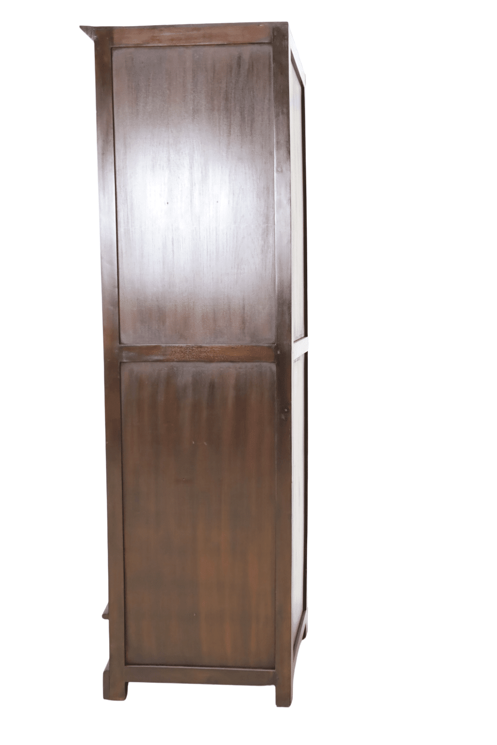 donker bruinen hoekkast 60x20x57x200 cm
