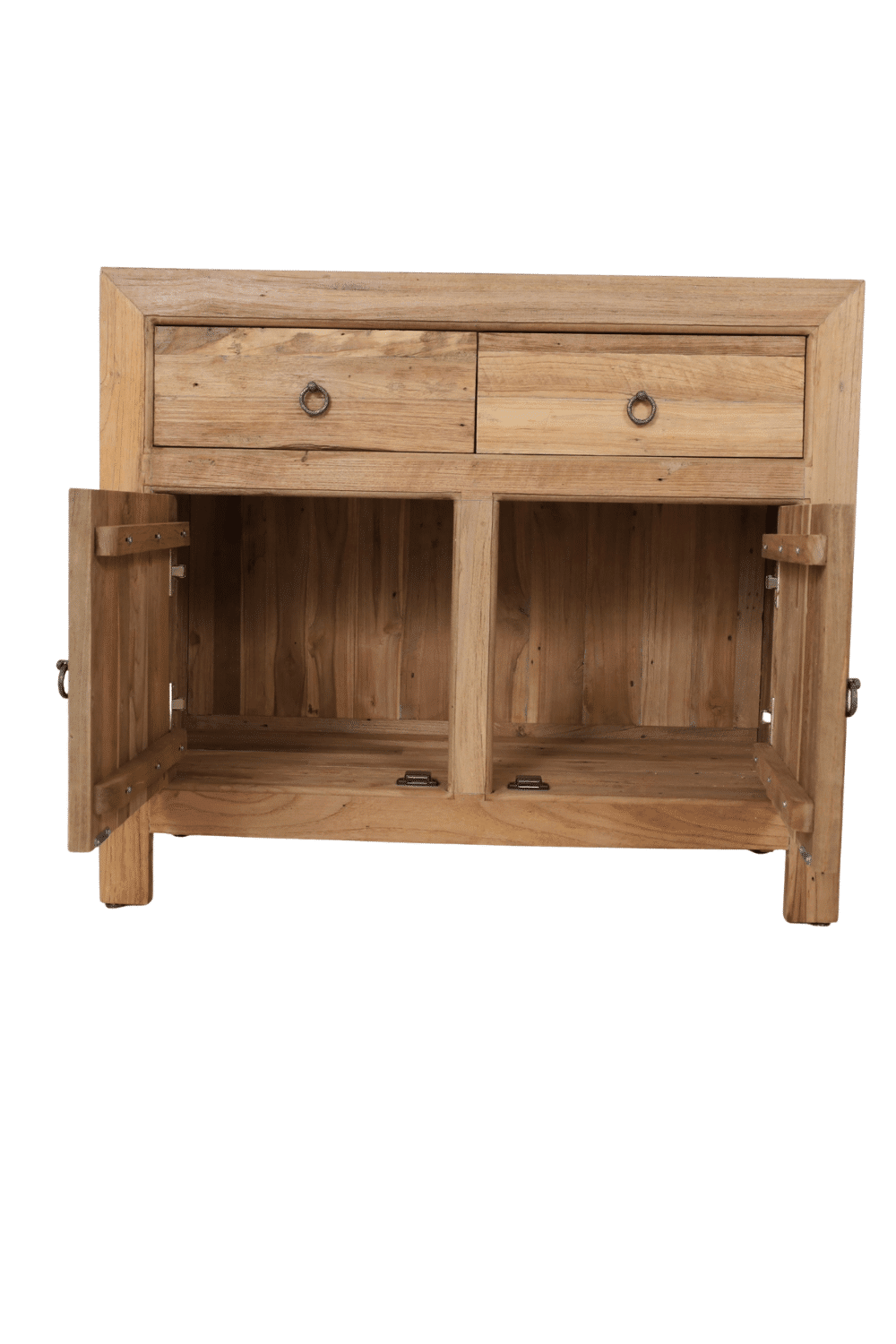 stoer grof Teak houten badkamermeubel erosie chinees 100,5x40x86 cm