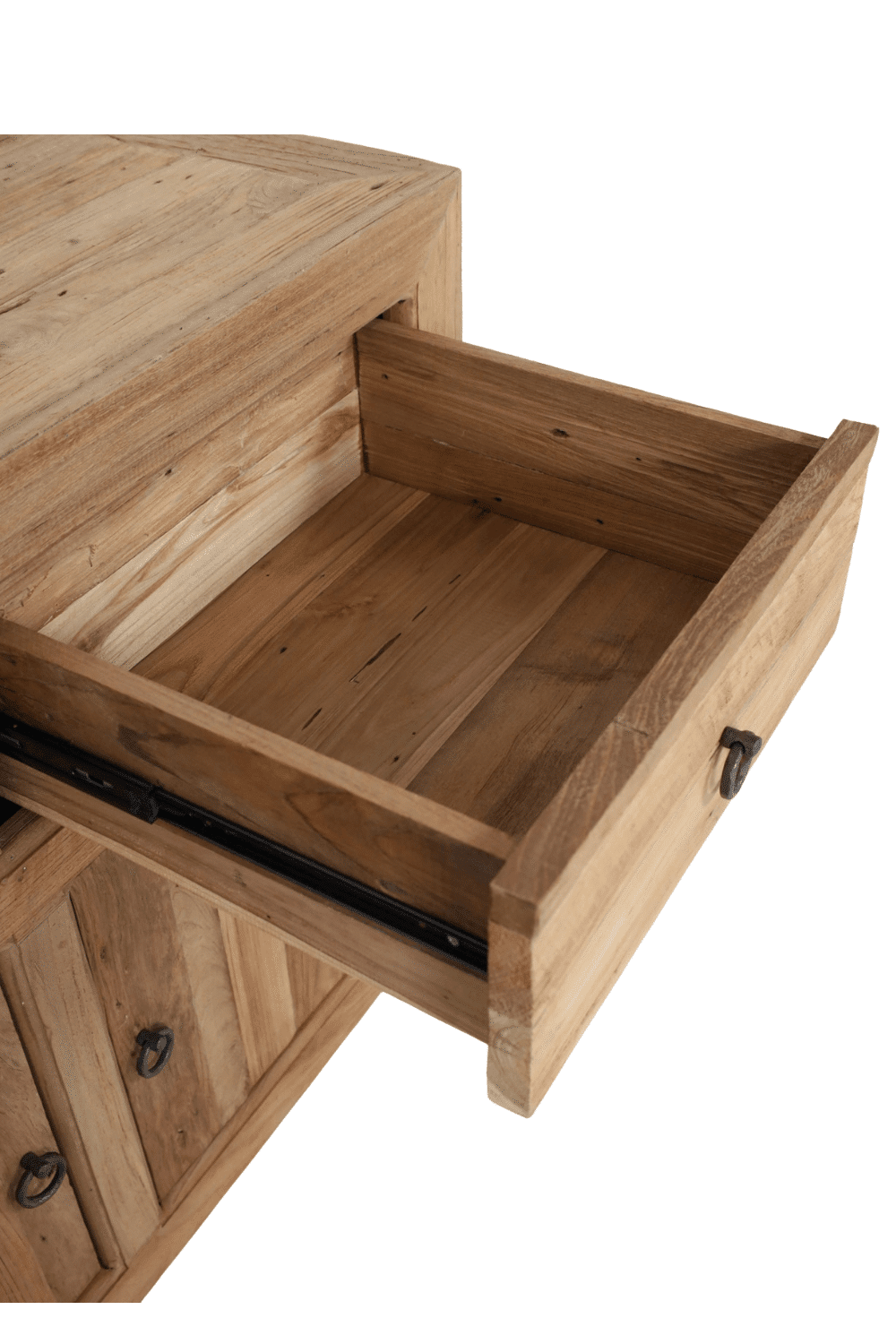 stoer grof Teak houten badkamermeubel erosie chinees 100,5x40x86 cm