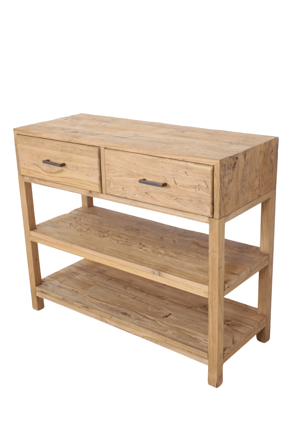strakke side table ruw teak hout 100,5x40x86 cm strakke side table ruw teak hout 100,5x40x86 cm