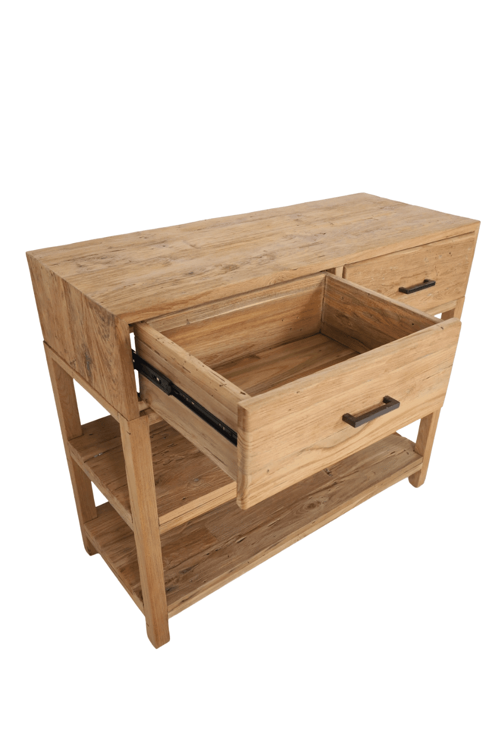 strakke side table ruw teak hout 100,5x40x86 cm strakke side table ruw teak hout 100,5x40x86 cm