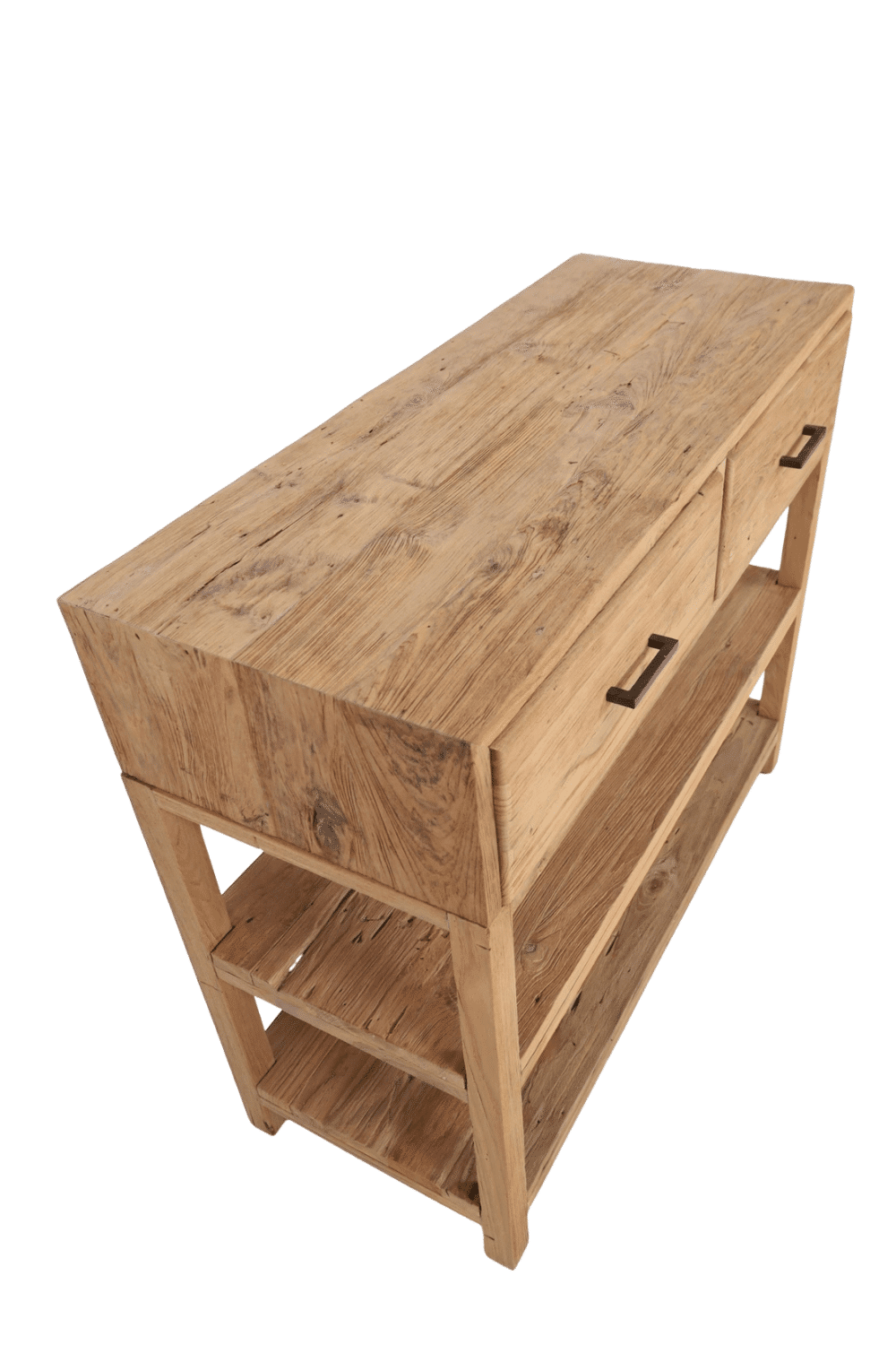 strakke side table ruw teak hout 100,5x40x86 cm strakke side table ruw teak hout 100,5x40x86 cm