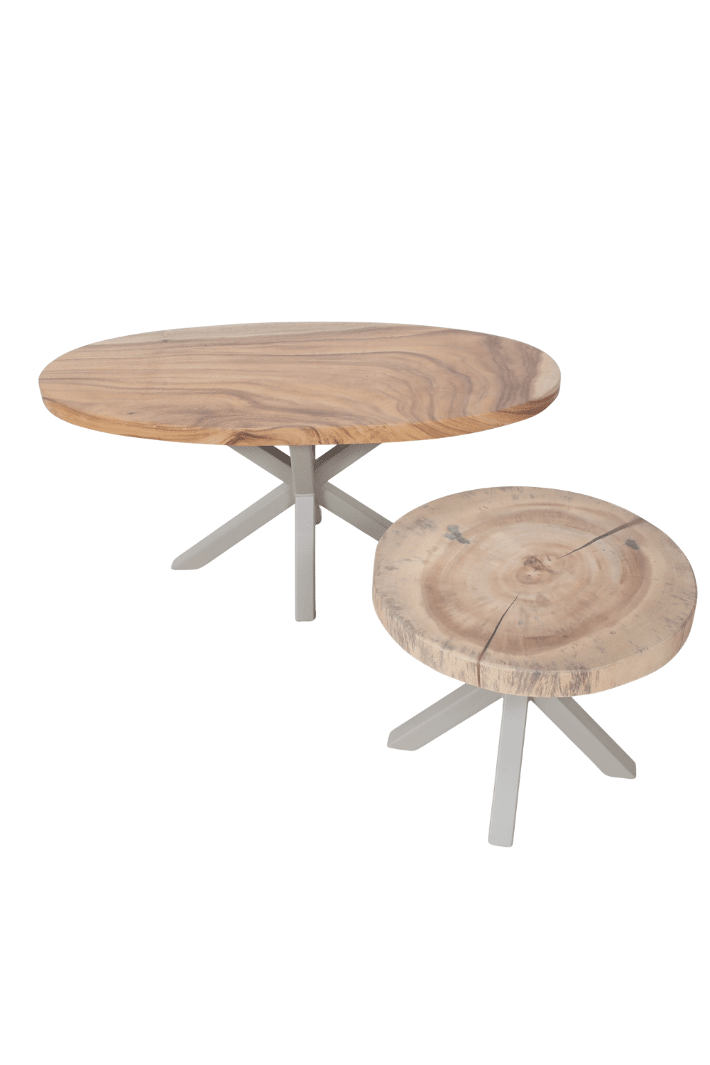 suar setje salontafels ovaal en rond 100x49x46 cm en 48x48x40 cm met beige poot suar setje salontafels ovaal en rond 100x49x46 cm en 48x48x40 cm met beige poot