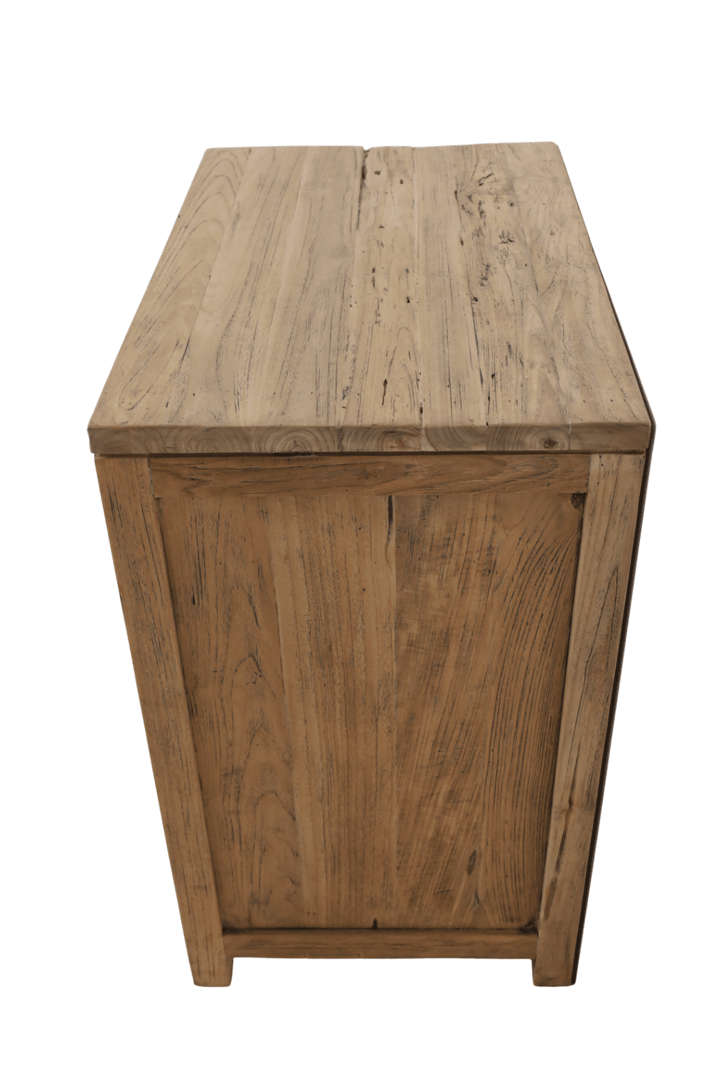 Warme minimalistische badkamer met houten wastafelmeubel Warme minimalistische badkamer met houten wastafelmeubel