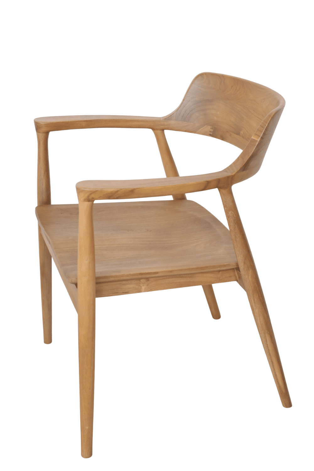teak houten eetkamer keuken stoel