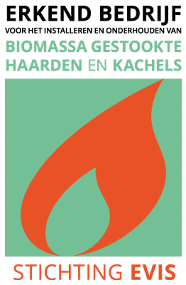 De Openhaardspecialist Biomassa Logo Evis