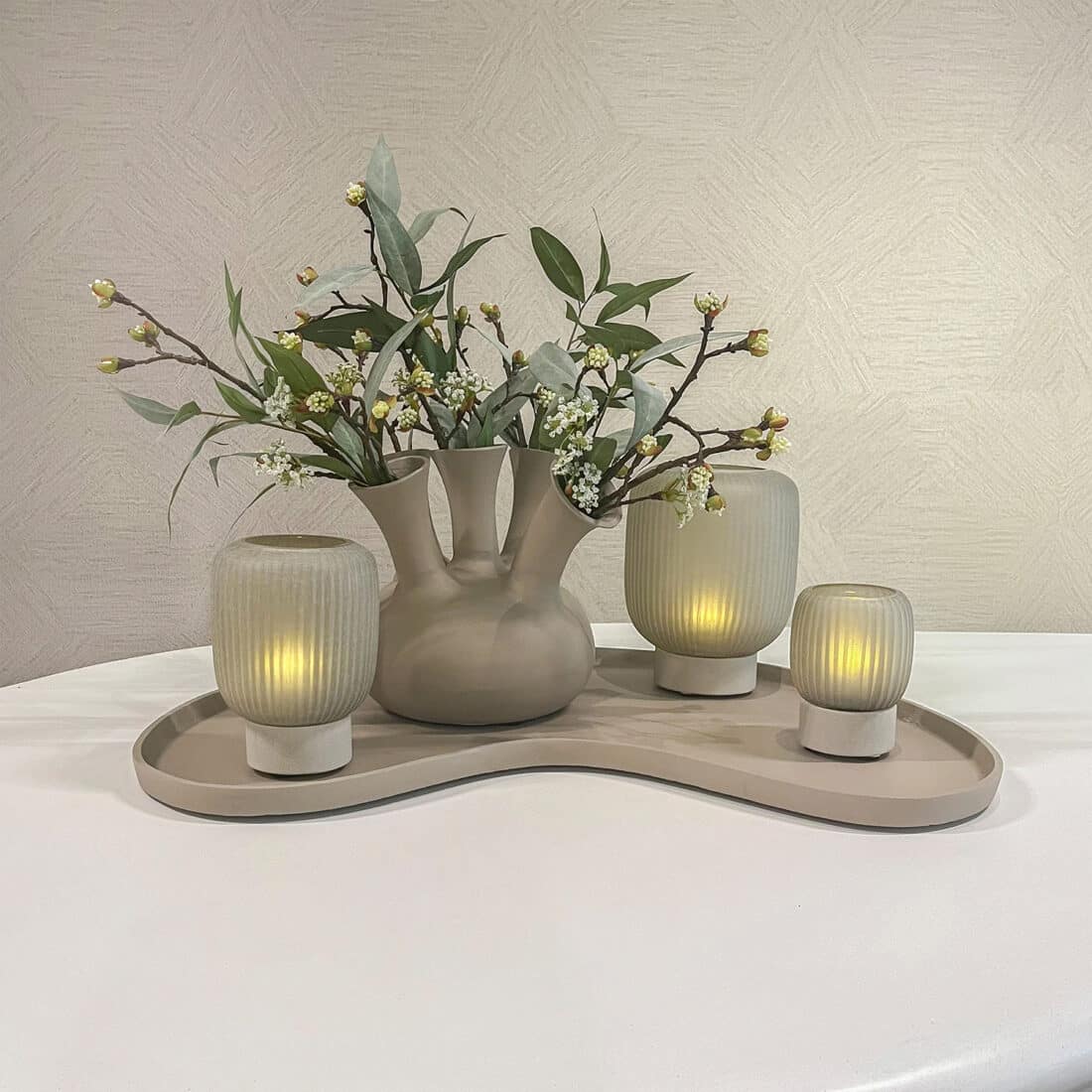 Accessoires Met Toetervaas Beige