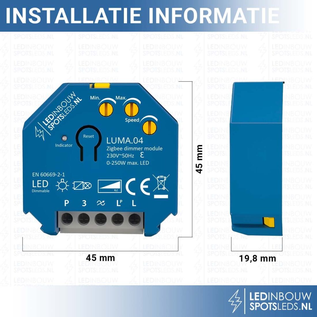 Inbouw Led Dim Module Zigbee