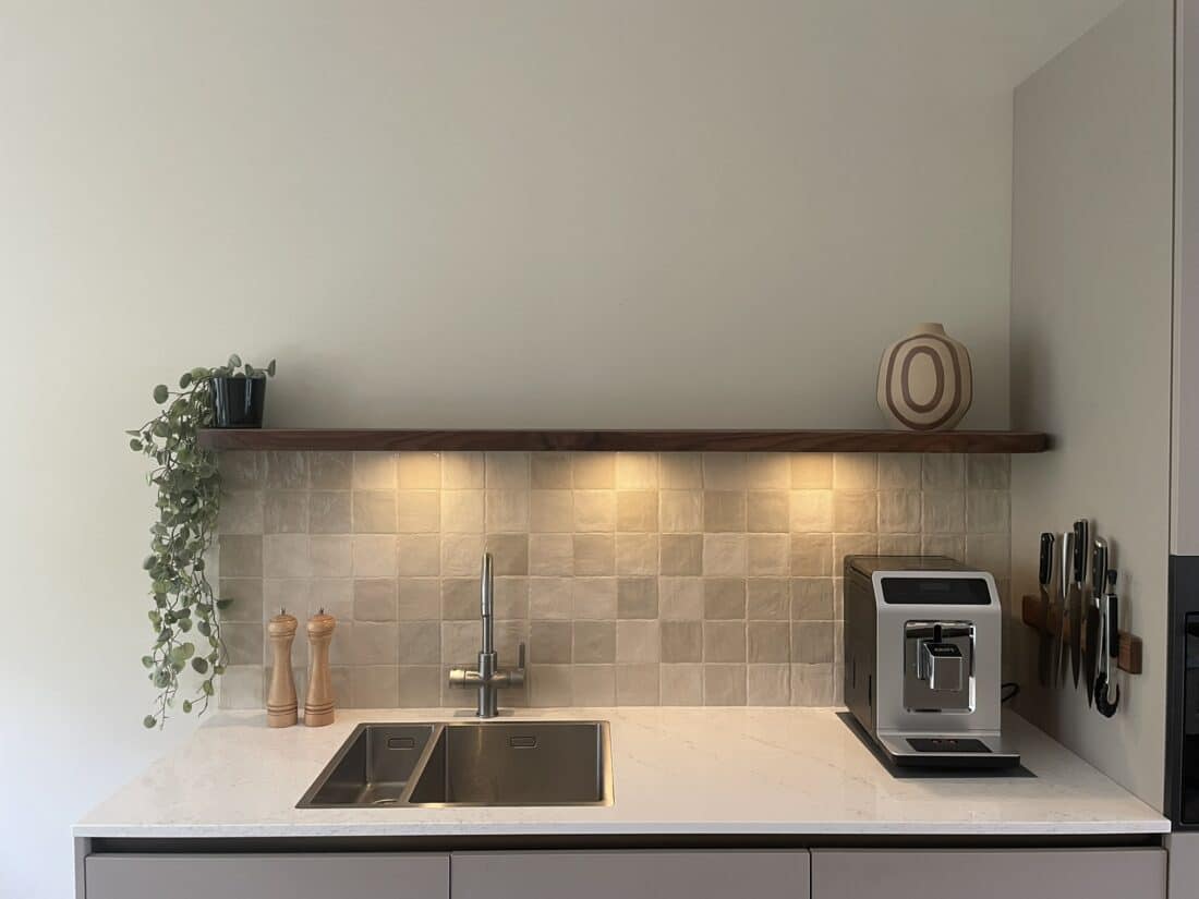 Noten Wandplank Dimbare Led