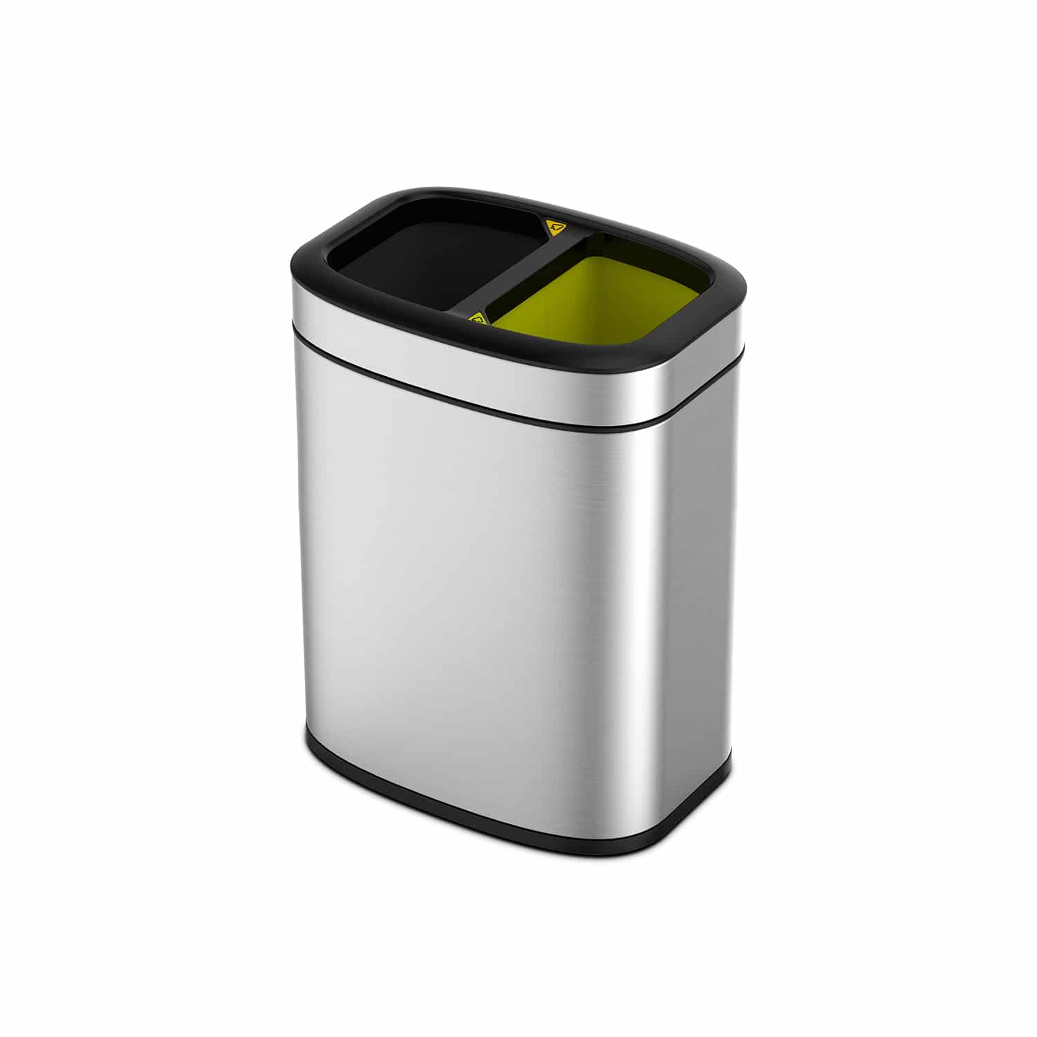 Order OLICube Recycle Trash Bin open top 10+10L Matt s/s online at EKO