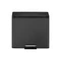 Essential Recycle Step Bin 9+9+9L Black