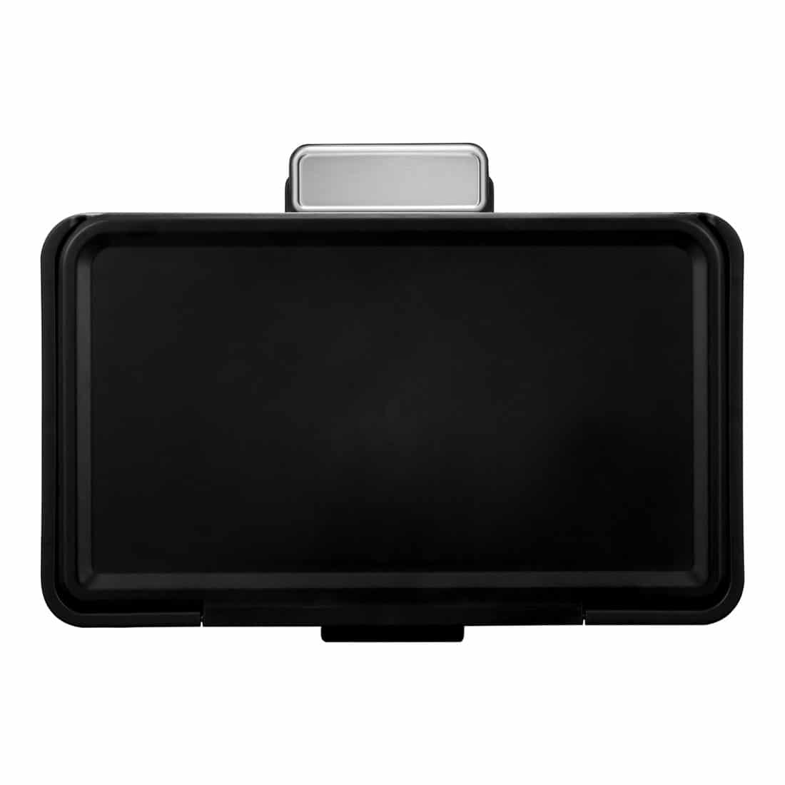 Essential Recycle Step Bin 9+9+9L Black