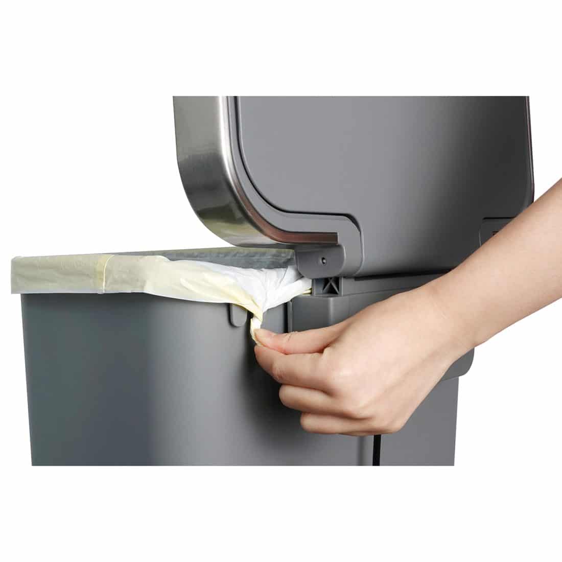 Hana Step Bin 45L Grey