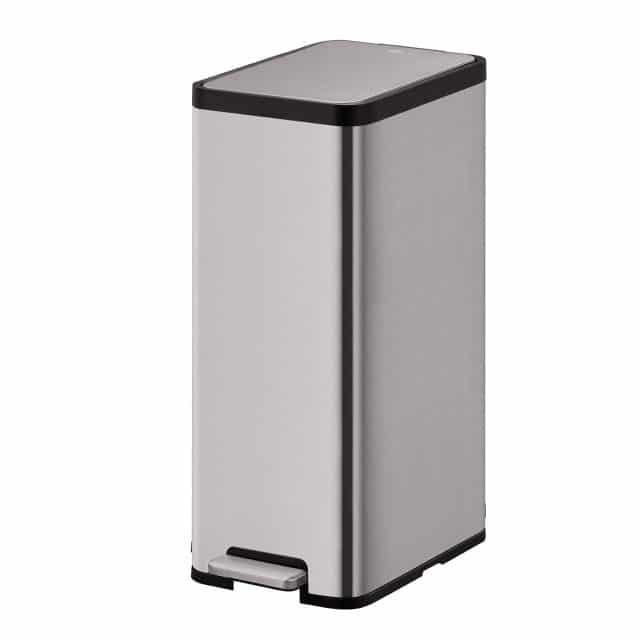 EcoMaid Step Bin 45L Matt s/s Separate waste bin, connectable for recycling