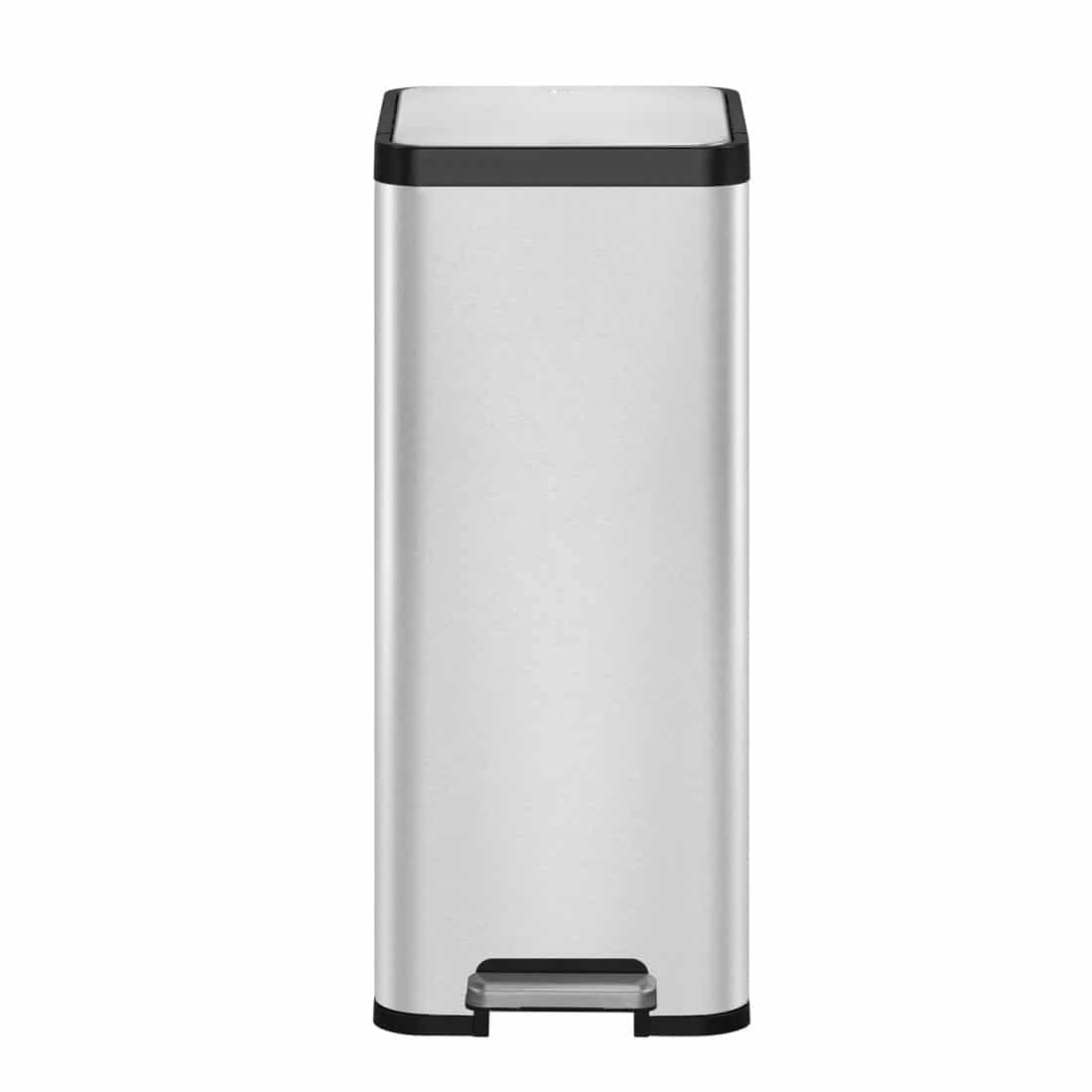 EcoMaid Step Bin 30L Matt s/s Separate waste bin, connectable for recycling