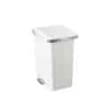 Hana 2 Pedal Bin 70 L White Plastic