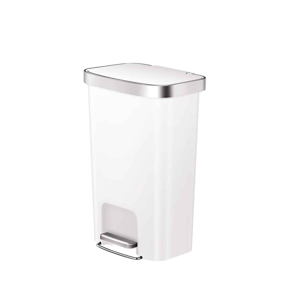 Hana 1 Pedal Bin 2 215 25 L White Plastic