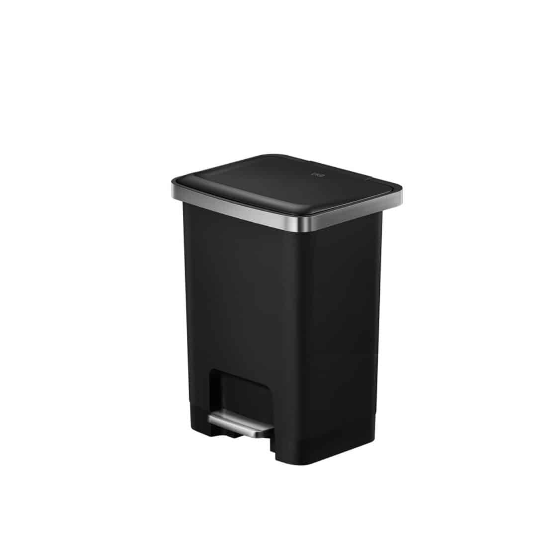 Hana 2 Pedal Bin 25 L Black Plastic