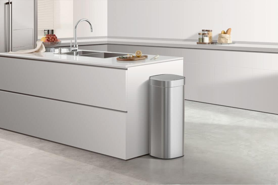 Loft Touch Top Bin 40l Matt S S