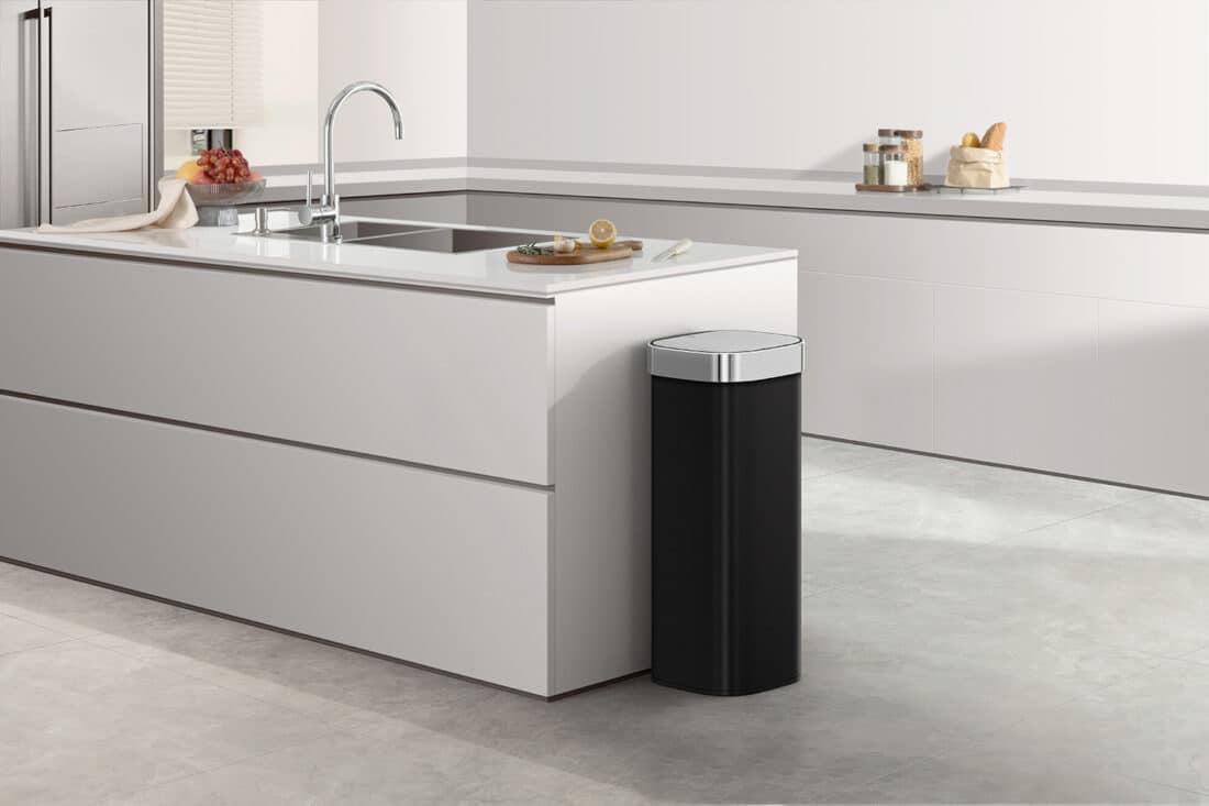 Loft Touch Top Bin 40l Black