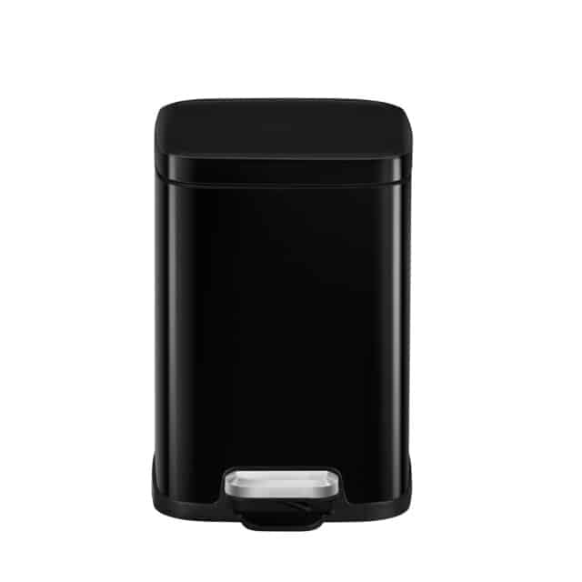 Stella Step Bin 6l Shiny Black