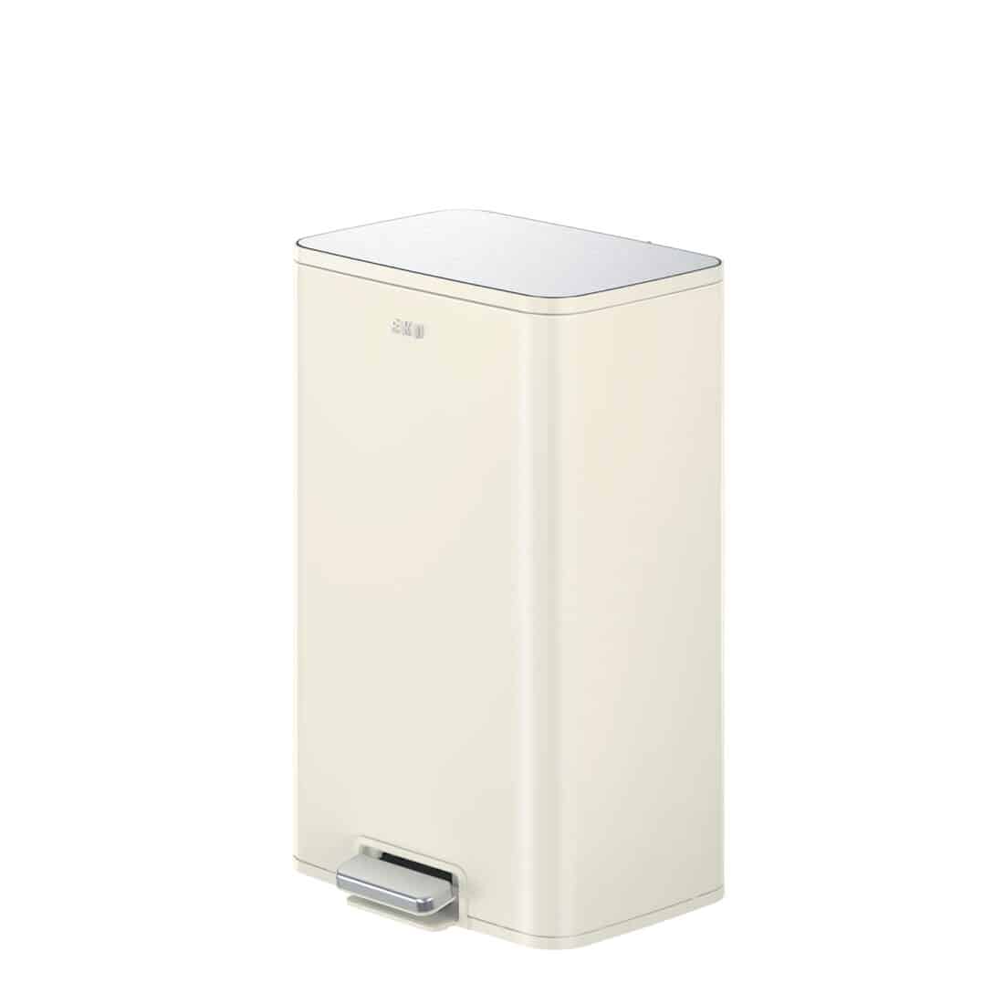 Marina Step Bin 50l Cream White