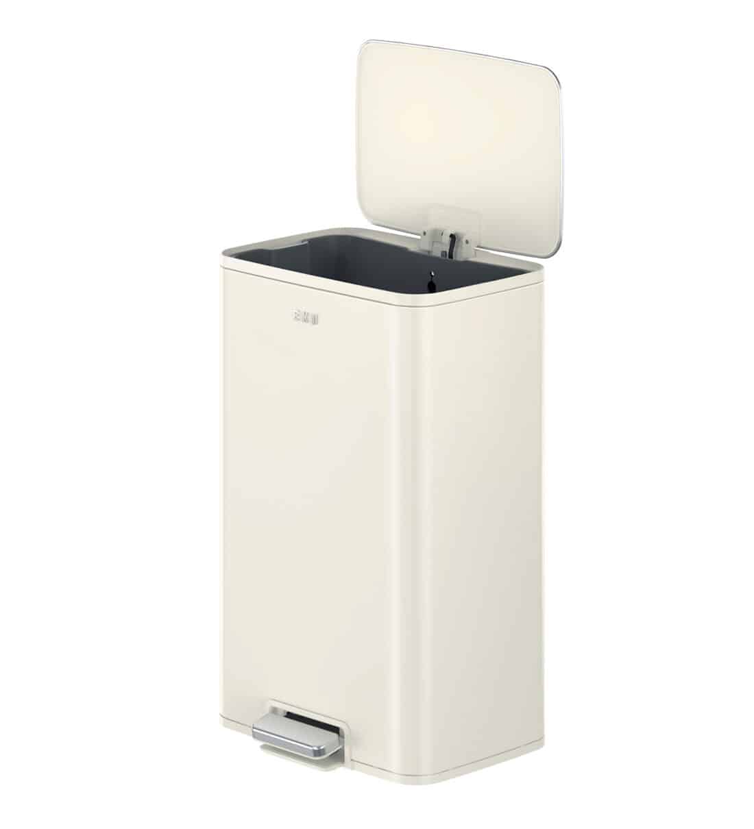 Marina Step Bin 50l Cream White