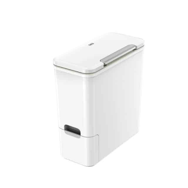 Stackstore Touch Recycler Bin 9 L White