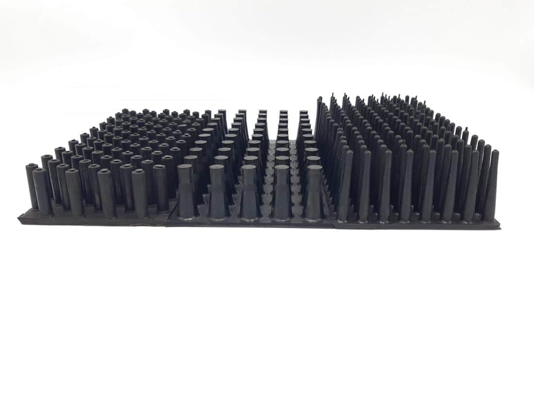 Rubbermat Zwart