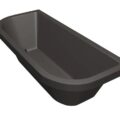 Bad Principe 180 215 80 Cm Antraciet Mat Bad Principe 180 215 80 Cm Antraciet Mat