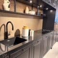 Showroomkeuken Berkley Zwart Gelakt