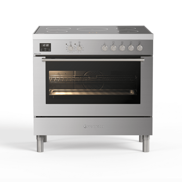 Fratelli Milano Inductiefornuis 89 5cm N Oven 8211 Antraciet