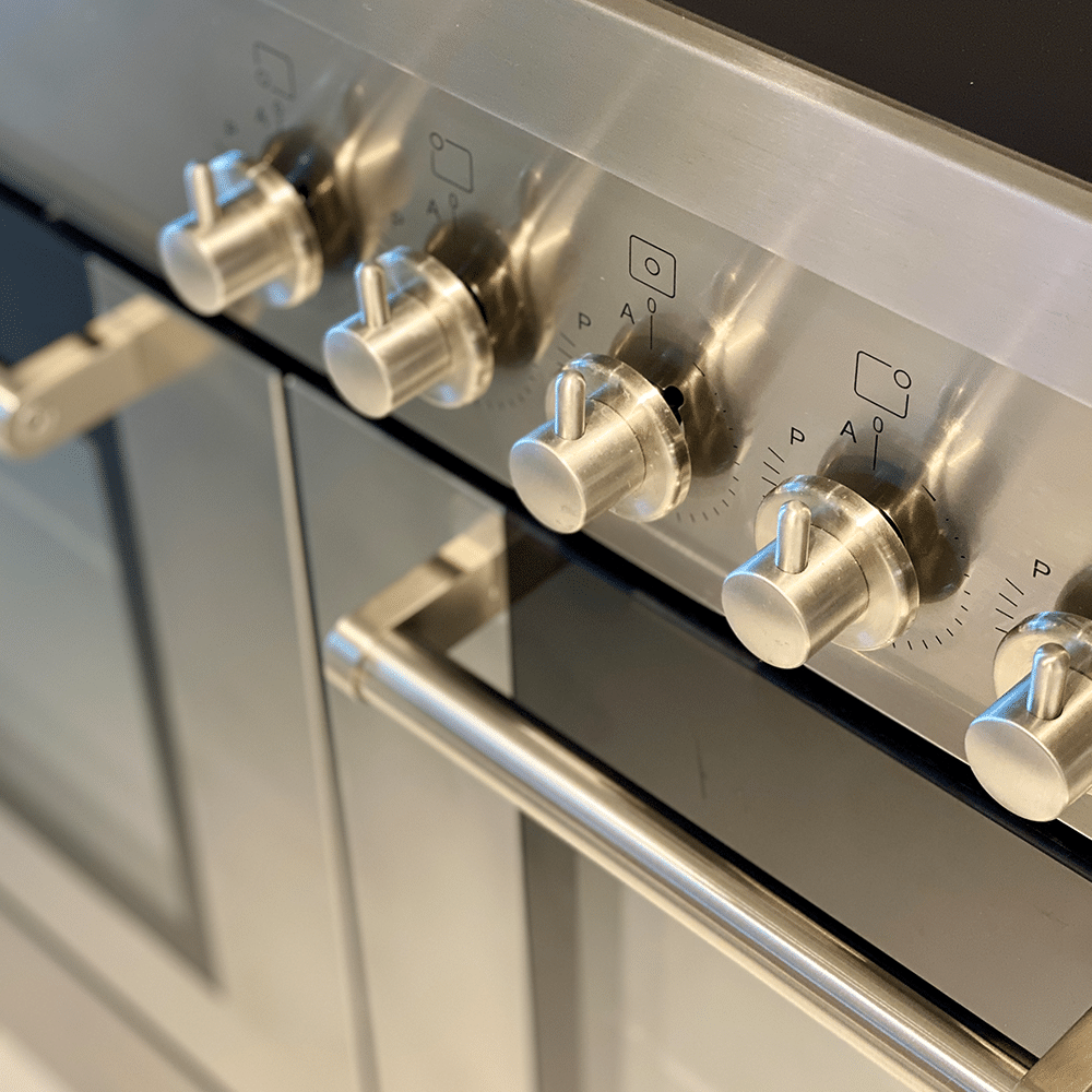 Showroom Deal 8211 Fratelli Milano Inductiefornuis 89 5cm Dubbele Oven Rvs