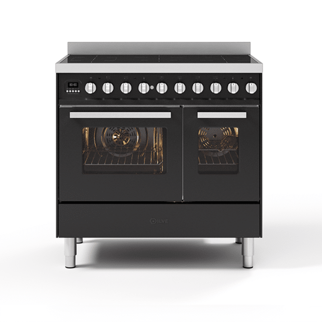 Ilve Pro Line Inductiefornuis 90cm 2 Ovens