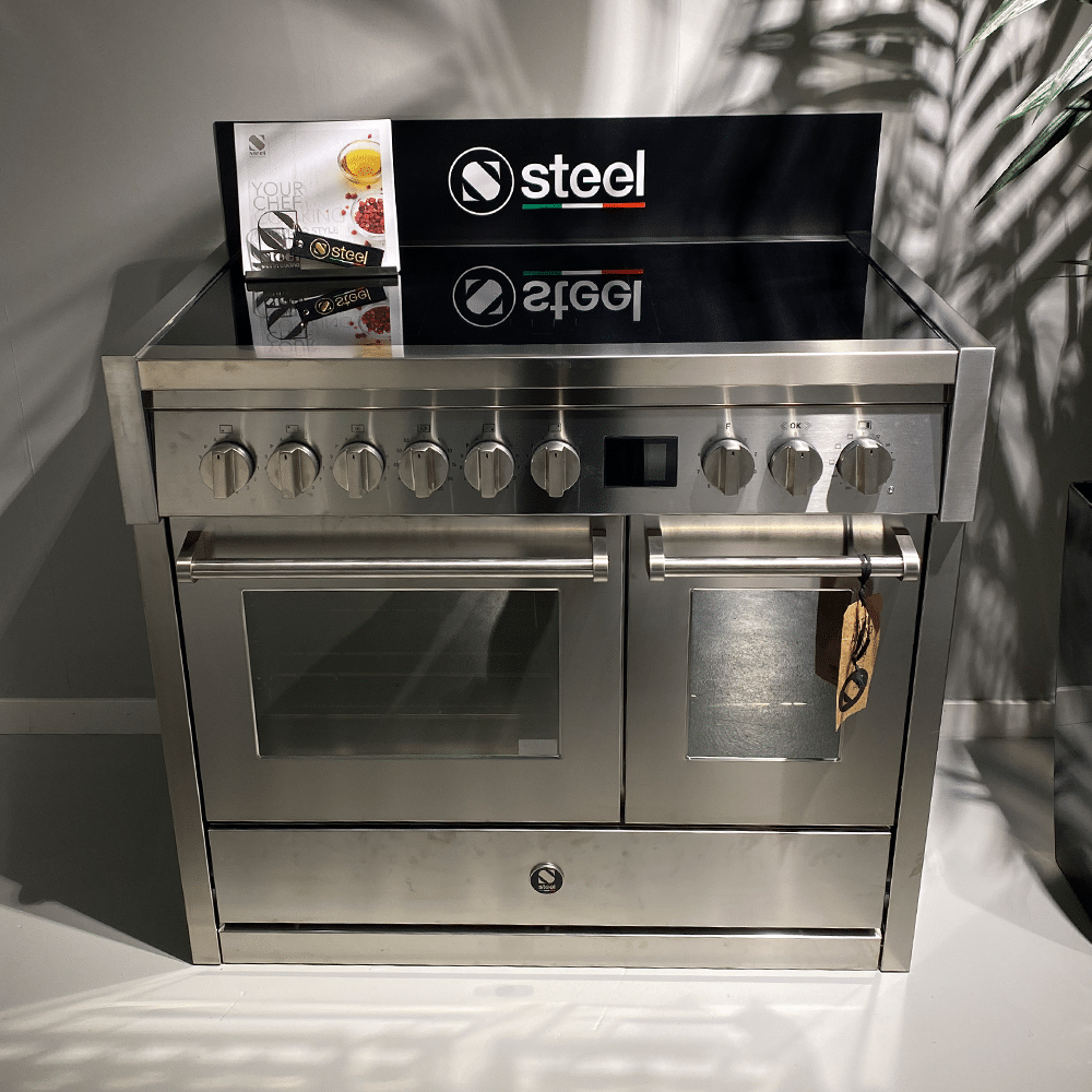 Showroom Deal 8211 Steel Genesi 100cm Inductiefornuis