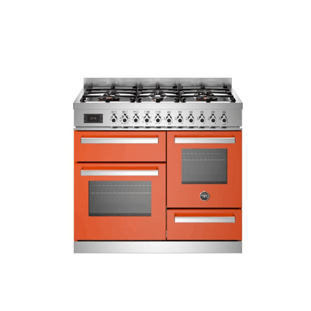 Bertazzoni Professional 100cm Gasfornuis 3 Ovens