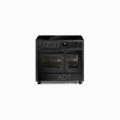 Steel Enfasi Pulse 100cm All Black inductiefornuis met 2 ovens – EP10FF‑5FIW NF
