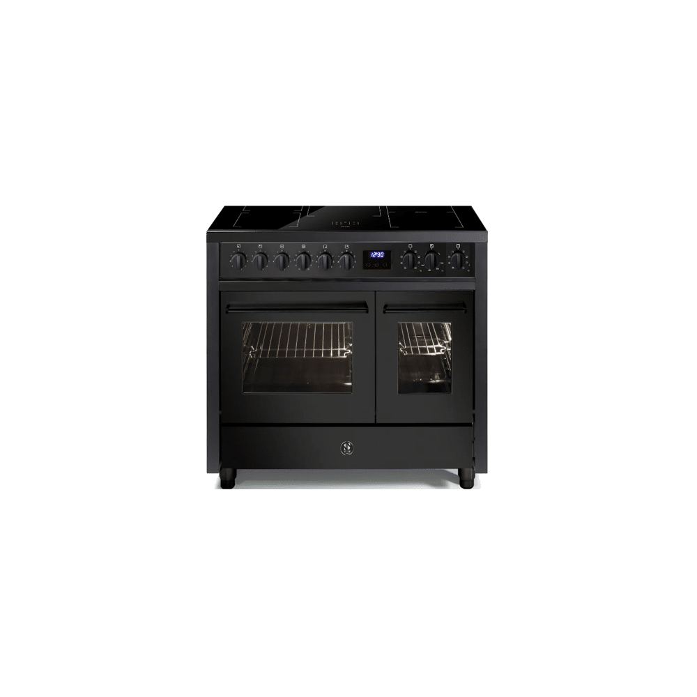 Steel Enfasi Pulse 100cm All Black Inductiefornuis Met 2 Ovens Ep10ff 5fiw Nf