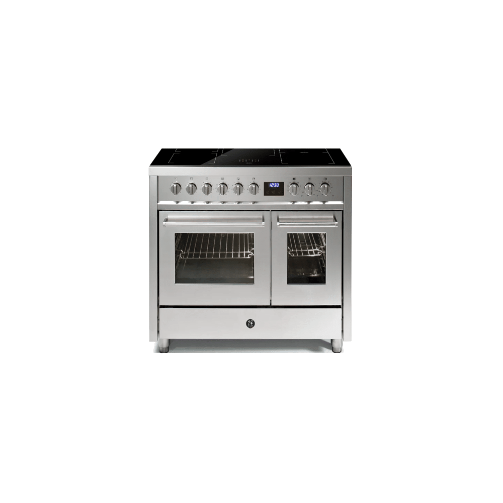 Steel Enfasi Pulse 100 Cm Inductiefornuis Met 2 Ovens Ep10ff 5fiw