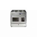 Steel Enfasi Pulse 100cm RVS gasfornuis met 2 ovens – EP10FF‑6 SS
