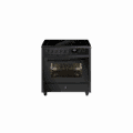 Steel Enfasi Pulse 90cm All Black inductiefornuis met 1 oven – EP9F‑5FIW NF