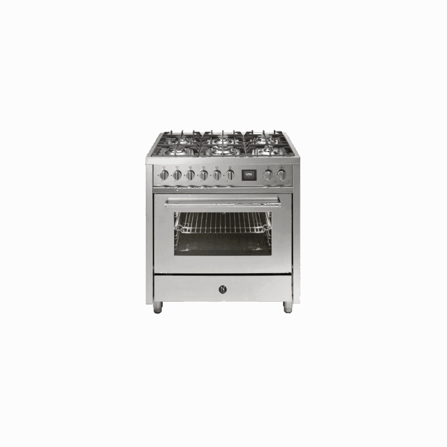 Steel Enfasi Pulse 90cm Rvs Gasfornuis Met 1 Oven Ep9f 6 Ss
