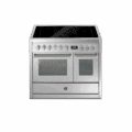 Steel Genesi Pulse 100 cm inductiefornuis met 2 ovens – GP10FF‑5FI SS