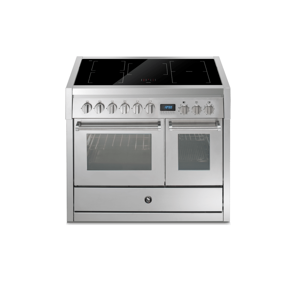 Steel Genesi Pulse 100 Cm Inductiefornuis Met 2 Ovens Gp10ff 5fi Ss