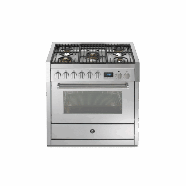Steel Genesi Pulse 90cm Rvs Gasfornuis Met 1 Oven 8211 Gp9f 4m Ss